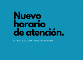 Venado Tuerto nuevo horario de atención 