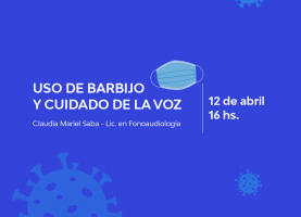 Hoy comienza el ciclo de charlas  "Cuidándonos"