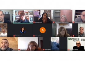 Sadop se reunió virtualmente con los ministerios