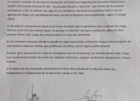 Solicitud ante las autoridades del SPEP