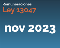 Ley 13047 noviembre 2023