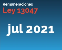 Ley 13047 julio 2021