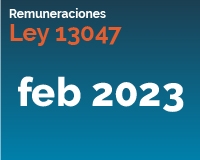 Ley 13047 Febrero 2023