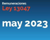 Ley 13047 mayo 2023